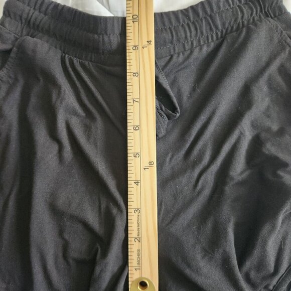 Croft and Barrow Tummy Slimmer Charcoal/Black Shorts Size 14 - Picture 8 of 10
